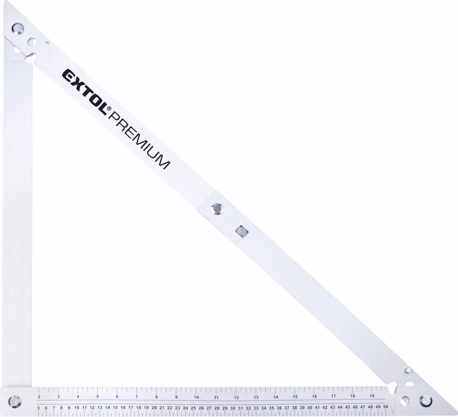 angolo pieghevole, 600 mm, alluminio