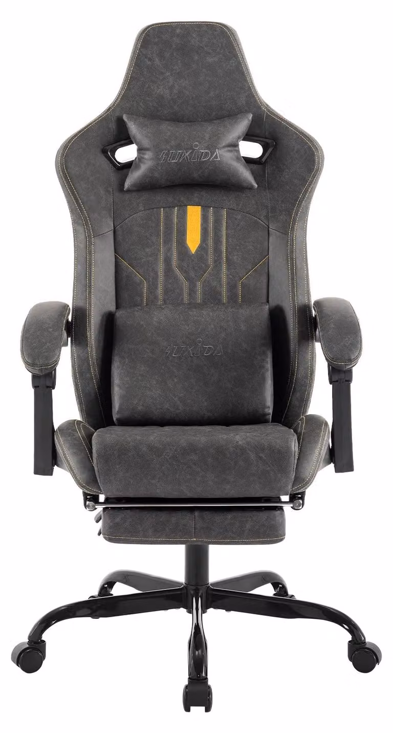 Sedia da gaming - Sedia per videogiochi - Sedia da ufficio - Sedia per computer - Sedia da gaming ergonomica - Sedia da ufficio in ecopelle