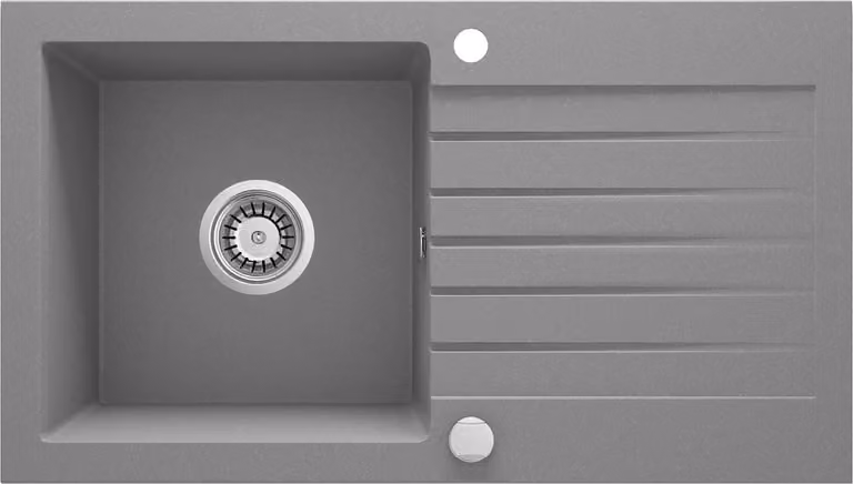 1-bowl granite sink with drainer