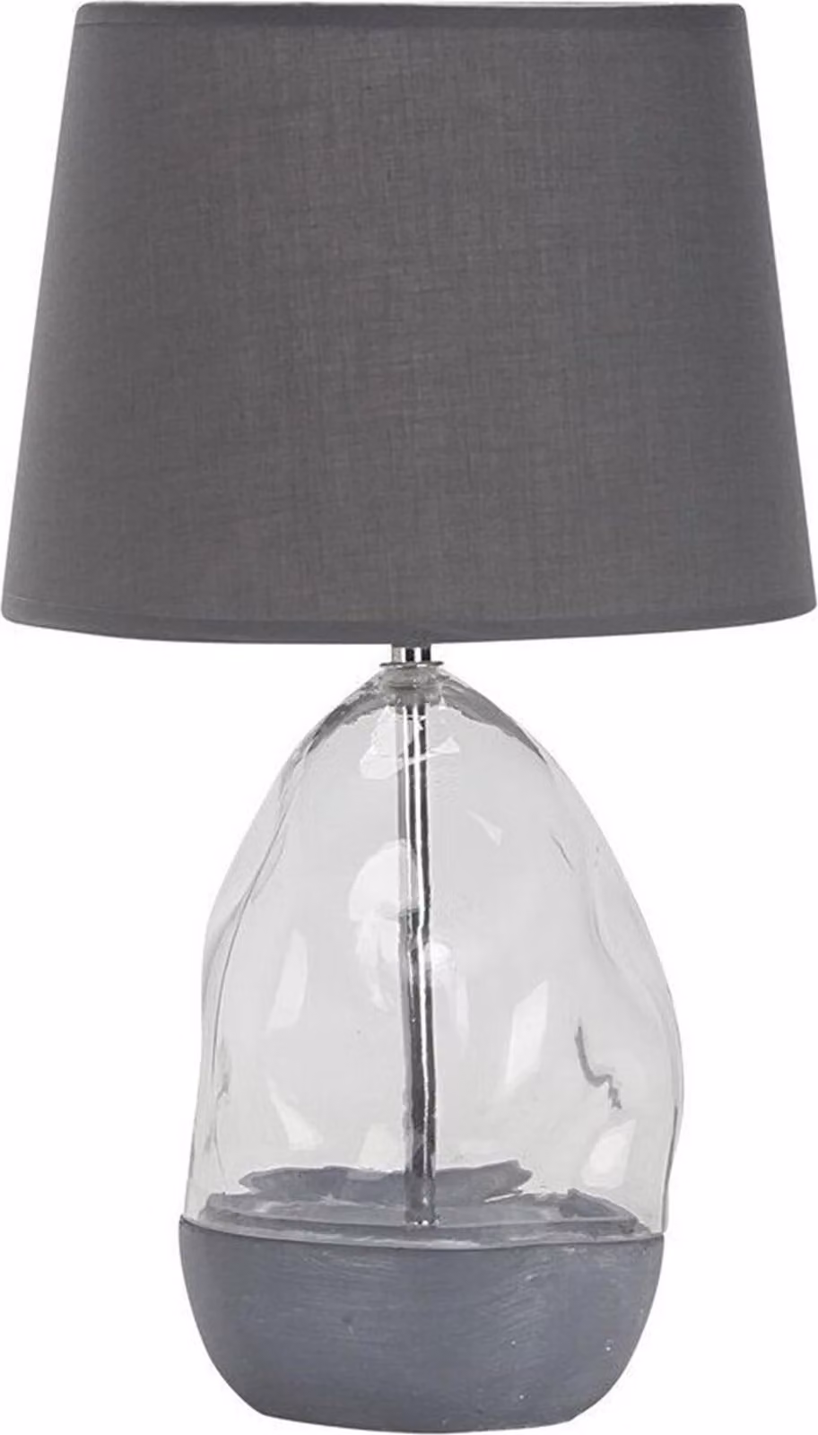 Rabalux 74228 Lampada da tavolo Apolonia E27 1x MAX 40 vetro tessile grigio