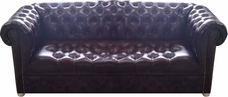 Braun Polster Möbel Wohnzimmer Luxus Sofa Dreisitze Couch Einrichtung