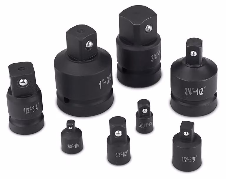 Set di adattatori per doppie chiavi - Set da 8 pezzi - Robusto e versatile - Adatto per qualsiasi lavoro - Ideale per gli appassionati del fai-da-te - Include una custodia per il trasporto