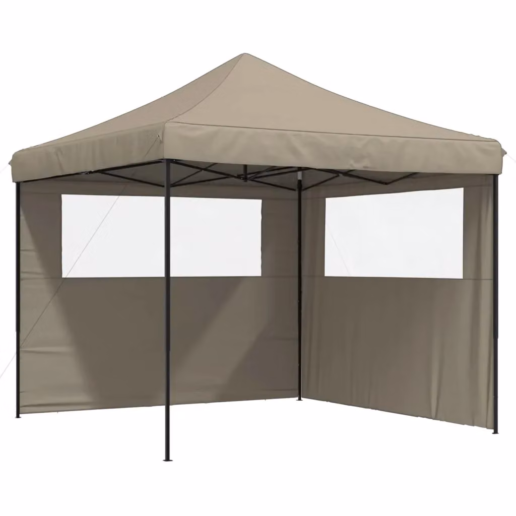 Tenda da festa Party-Tenda Talpa in tessuto Oxford beige e bianco L/P/H: 292 x 292 x 315 cm – 2