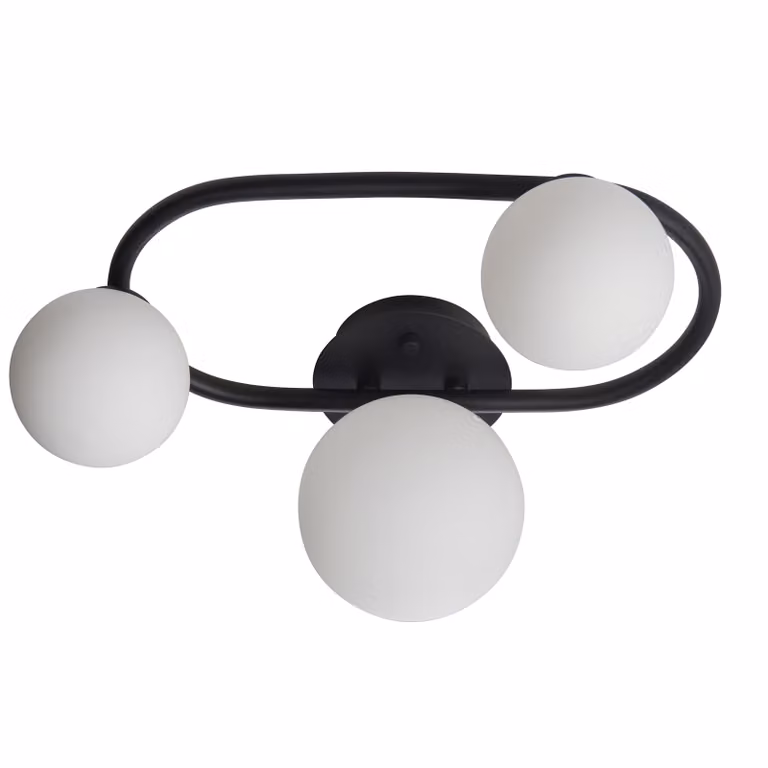 Plafoniera Pulsa | 3 luci | 3 W G9 | Metallo/vetro