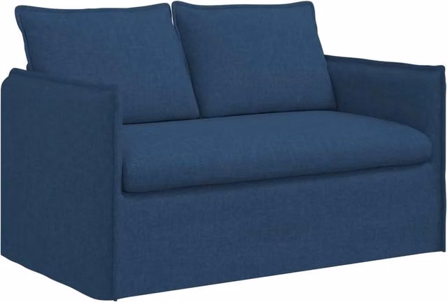 Divano | Divano da soggiorno | Sofa Blu 136 x 82 x 85 cm Tessuto