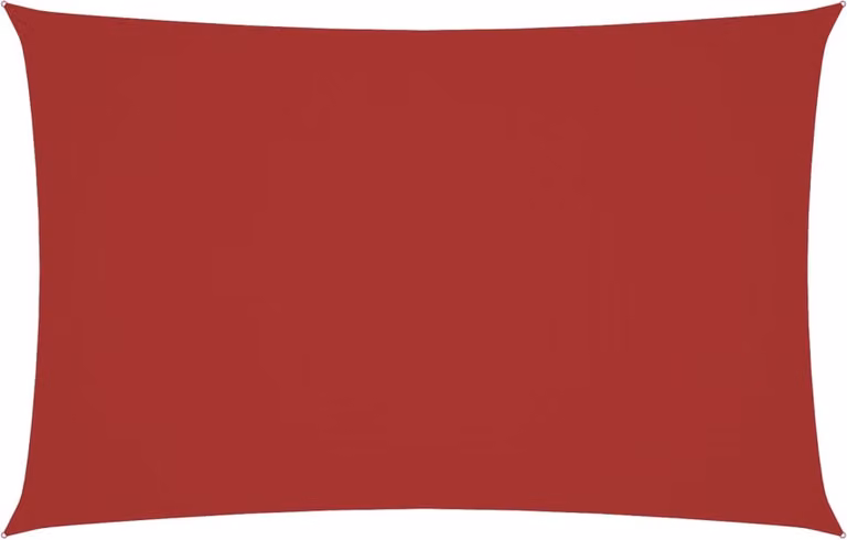 Parasole a Vela Oxford Rettangolare 4x7 m Rosso