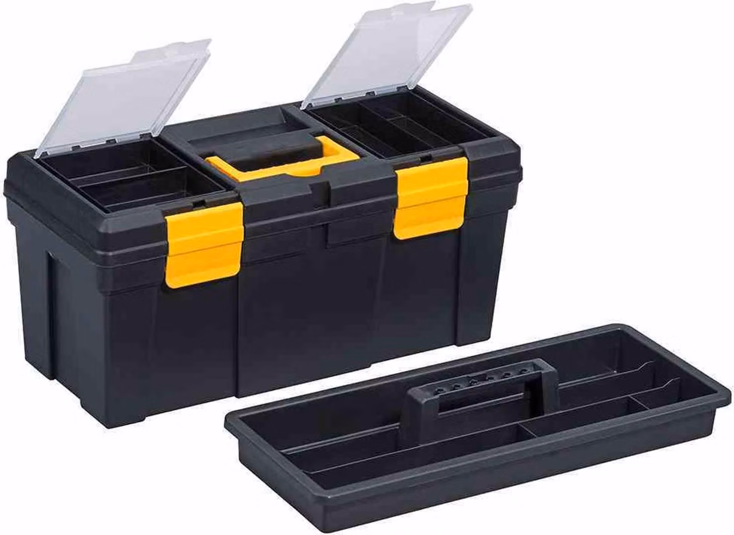 Cassetta degli attrezzi in plastica 51 x 24 x 24 cm