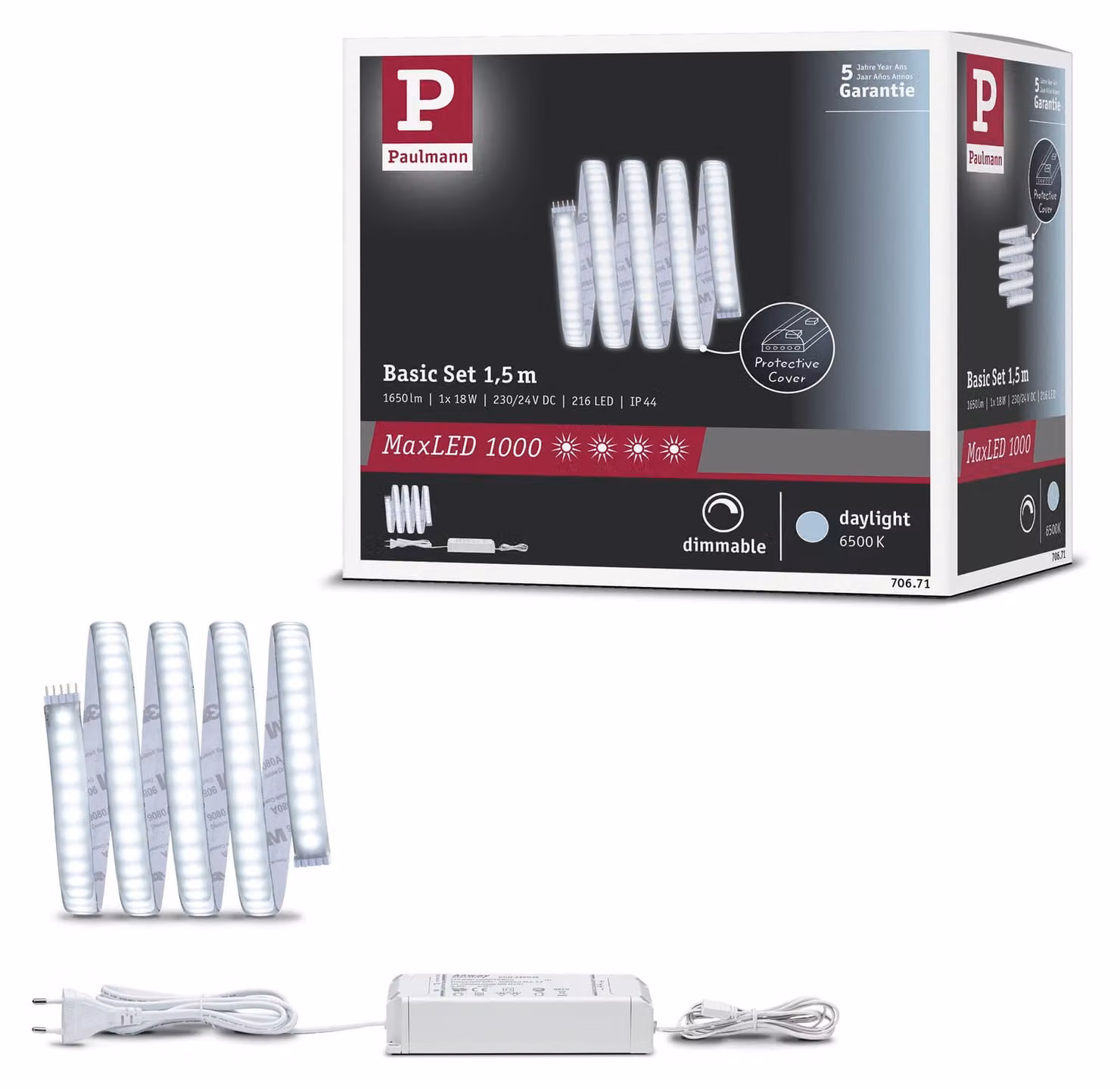 Paulmann MaxLED 1000: Kit base a LED, luce bianca simile alla luce diurna