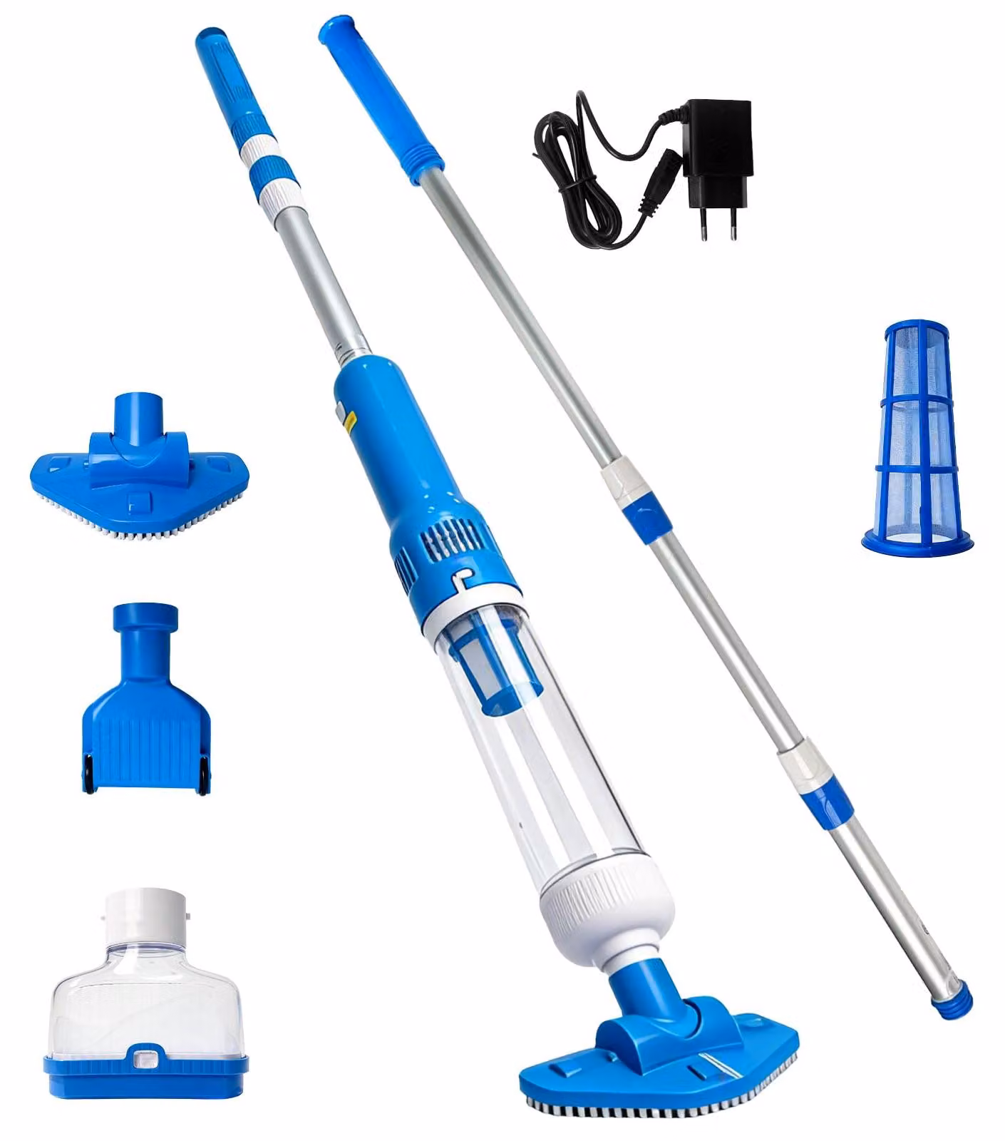 Aspirapolvere per piscine senza fili, 3-in-1, pulitore elettrico a batteria, grado di protezione IPX8