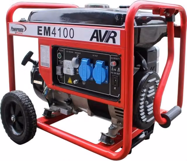 Generatore di Corrente a Benzina IPERBRIKO MOD. EM4100 Rosso