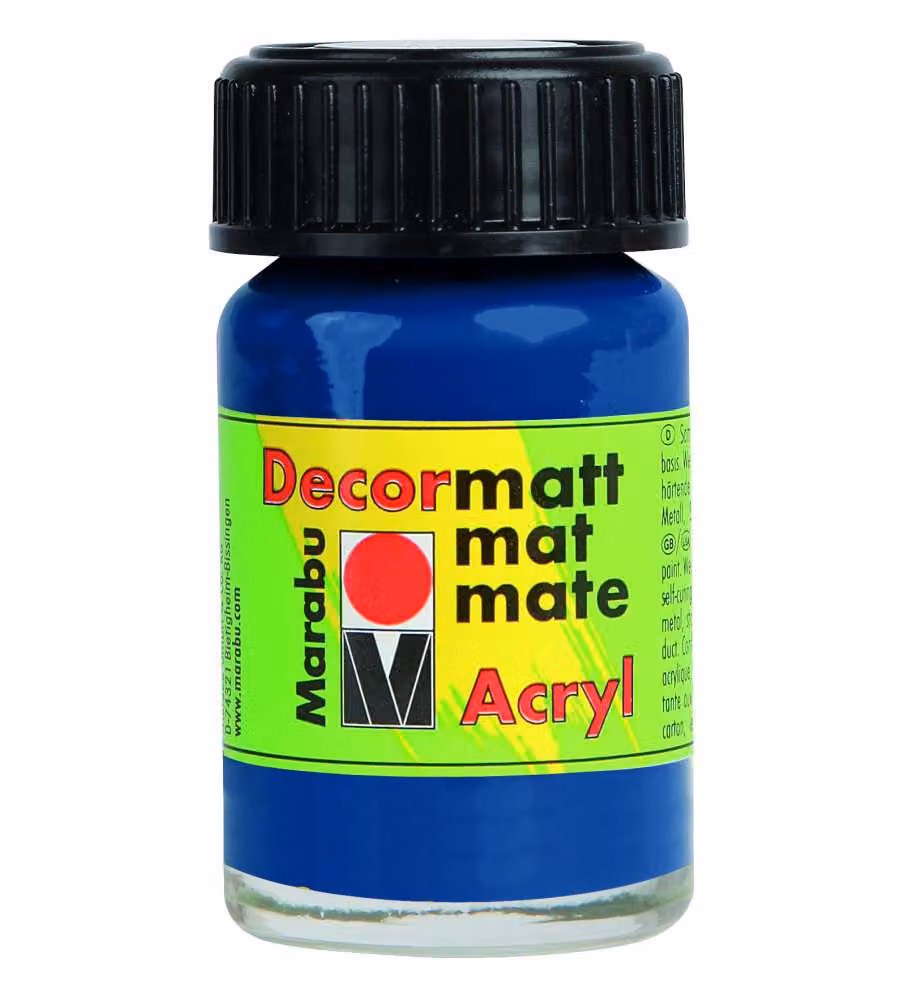 Decormatt Acryl Marabu 15 ml Blu Scuro