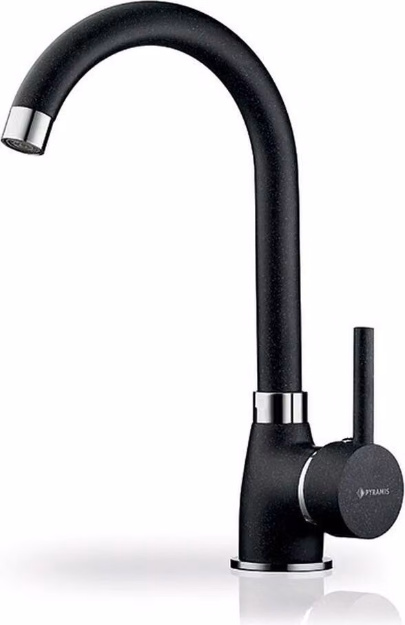 Pyramis Bello 090935601 Granite Volcano kitchen mixer (black)