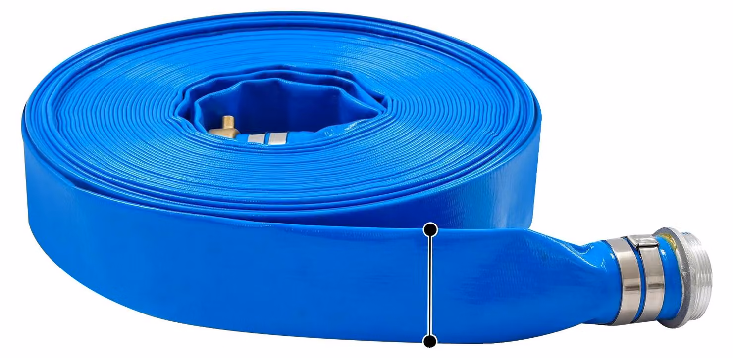 Tubo per scarico dell'acqua, alta durata, molteplici applicazioni, 2inx100ft, raccordo da 1/2
