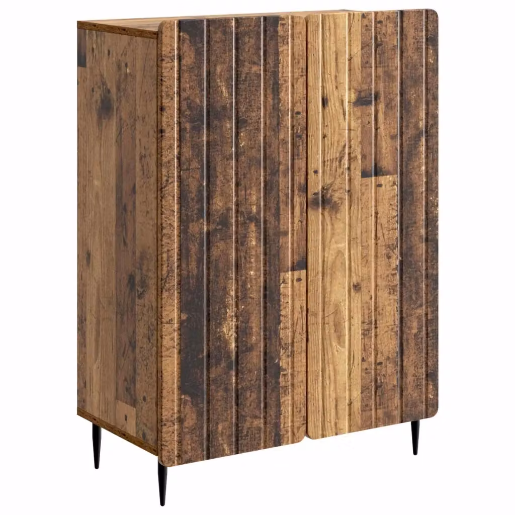 Credenza moderna Design In in legno ingegnerizzato e metallo, colore marrone, L: 66 cm, P: 34,5 cm, H: 92 cm – 2