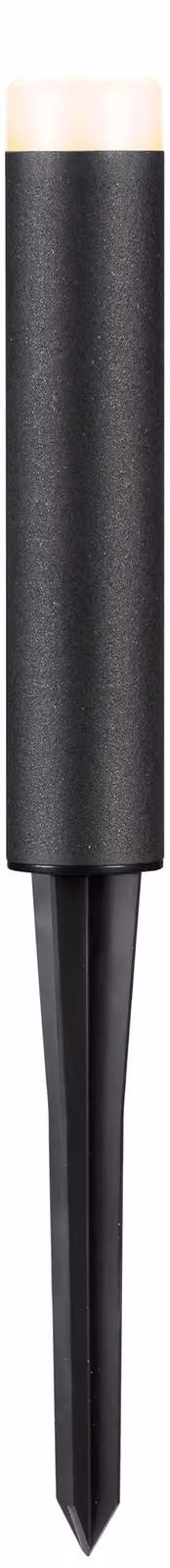 Lampada a LED da esterno, 24V, 3W, 3000K, grado di protezione IP65, dimmerabile, colore grigio scuro