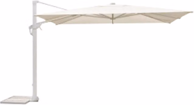 Ombrellone da balcone Tennesse Greenwood colore bianco senza base