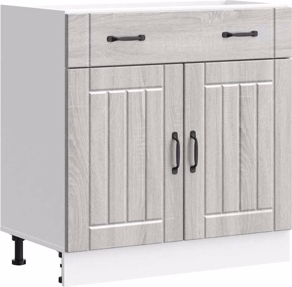 Base da Cucina Lucca Grigio Sonoma in Legno Multistrato