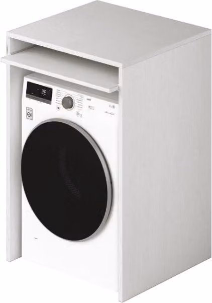 Mobile coprilavatrice IPERBRIKO con ripiano scorrevole bianco H105 x L71 x P65 cm