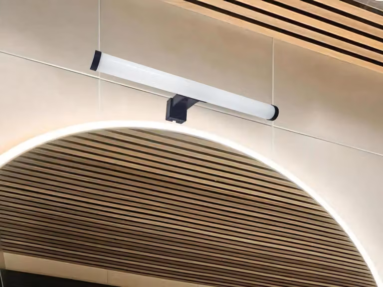 Apparecchio di illuminazione per bagno NEDES LED, 8W / IP44 / 300 lumen / 4000K - LNL7720/BK