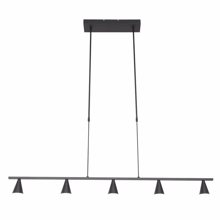 Lampada a sospensione - nero - Vortex - plastica metallo - lampada di design - LED - 3066ZW - Steinhauer