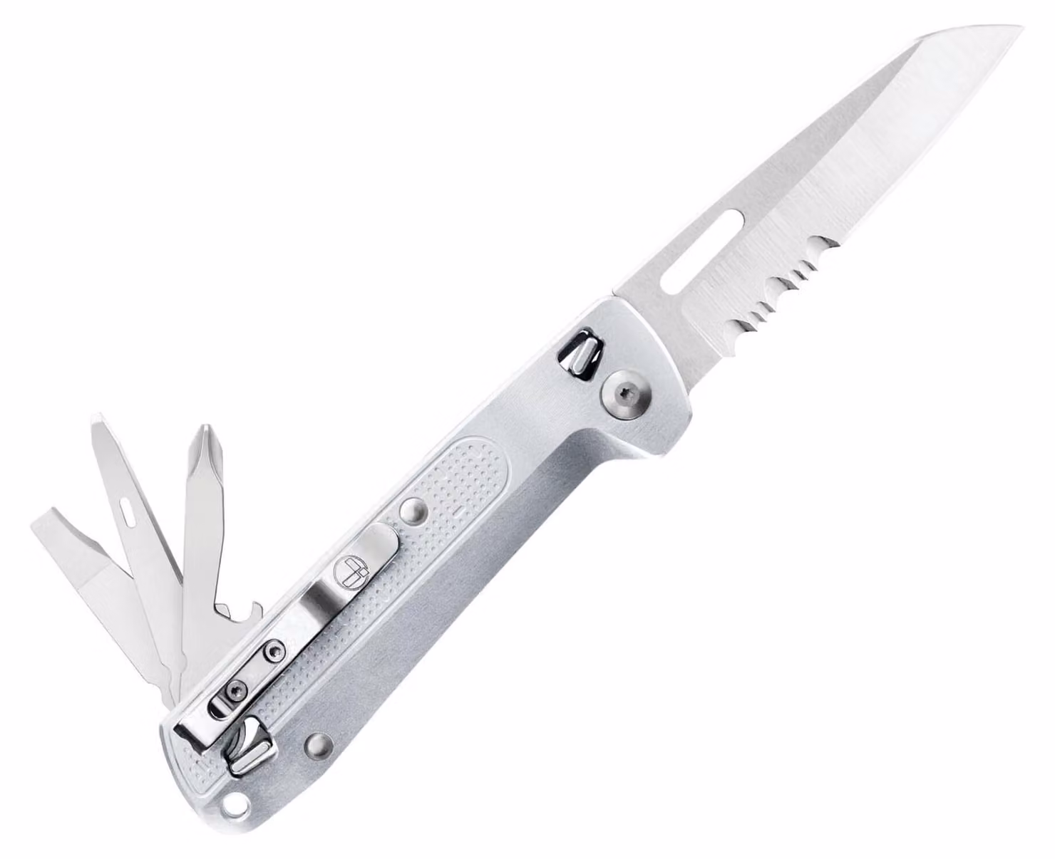 Leatherman Multitool Free K2 Silber (8x)