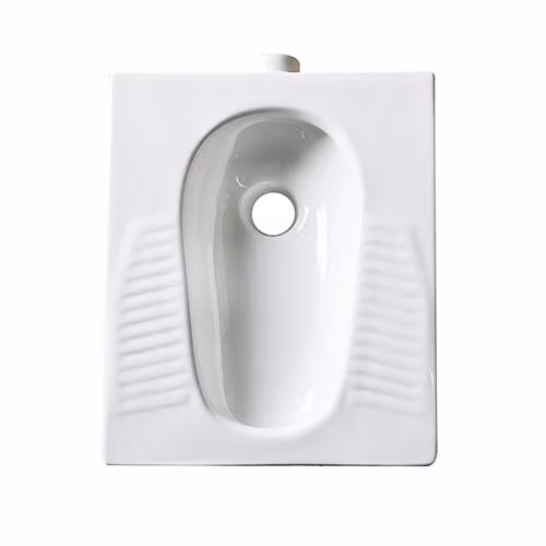 Vaso alla turca in ceramica 60x47 - Bianco