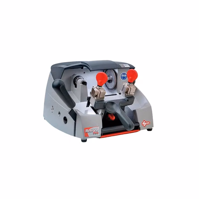 Duplicatrice meccanica Rekord Pro Silca in acciaio colore grigio per chiavi piatte e a croce – 2