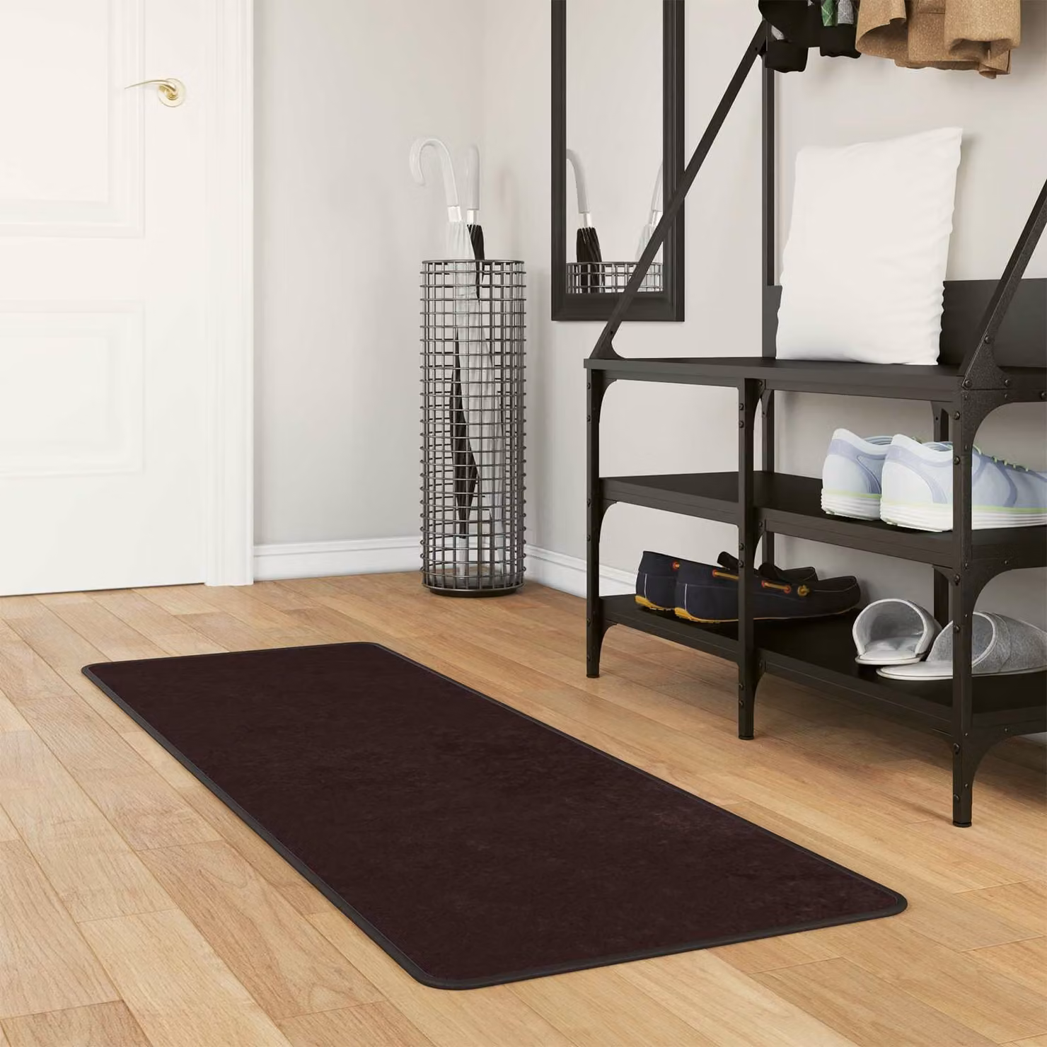 vidaXL Runner Tappeto MARSA Antracite L 150 x P 50 cm in Poliestere