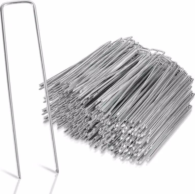 250 pezzi Ø2,8mm ancoraggio a terra 150x25mm ancoraggio di fissaggio chiodi a terra in acciaio zincato ancoraggio a terra
