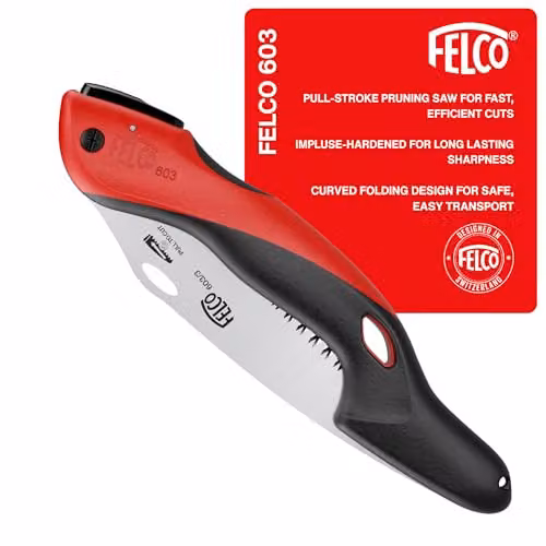 FELCO 603 sega pieghevole per la cura degli alberi, lama curva 200 mm