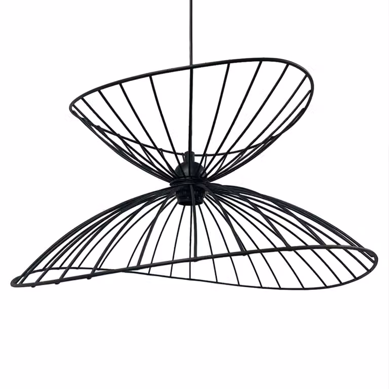 Lampada a sospensione Vertigo, metallo nero 50 cm Lampada moderna