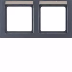 Berker 10226086, antracite, termoplastica, senza viti, Berker, Q.3, IP20
