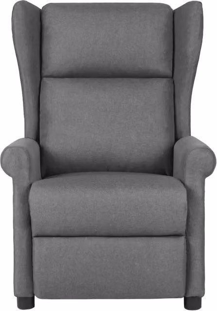Poltrona Massaggiante in Tessuto Grigio Chiaro 348516