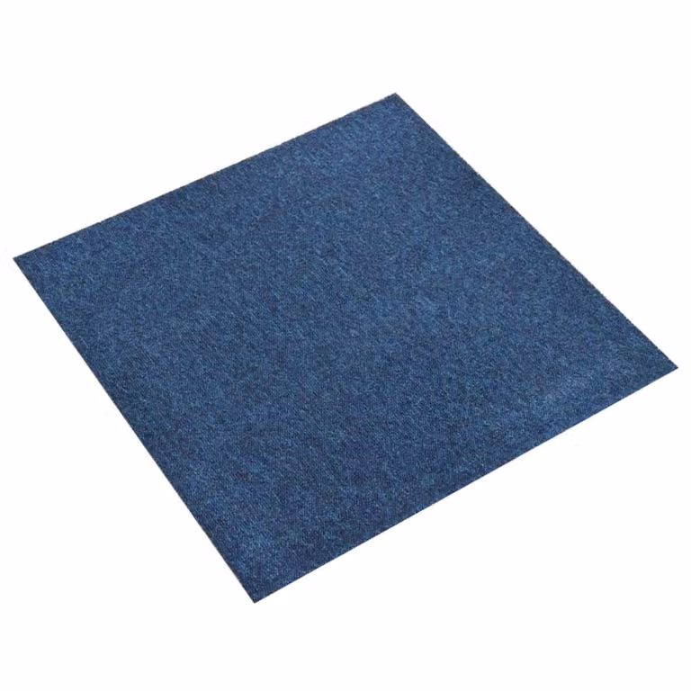 Set di 20 tappeti vidaXL blu scuro, 50 x 50 cm, 100% polipropilene