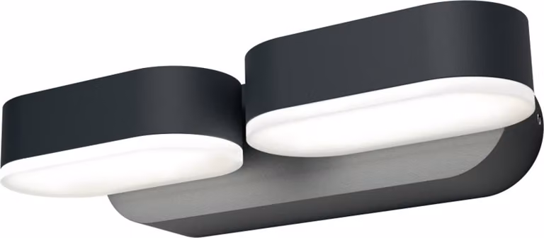 LEDVANCE Lampada da parete e soffitto a LED, apparecchio per applicazioni esterne, bianco caldo, 100,0 mm x 230,0 mm x 54,0 mm, ENDURA STYLE MINI SPOT