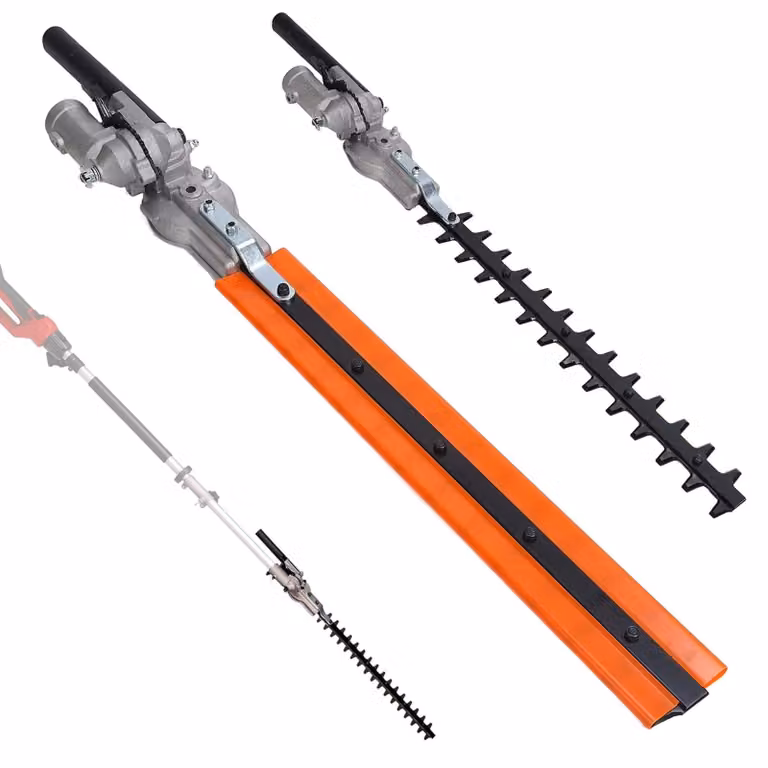 Accessorio per potatura a siepe, lama da 43 cm, foro da 26 mm, acciaio al manganese