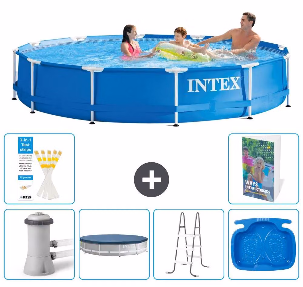 Piscina autoportante rettangolare - 366x76 cm - composta da 5 parti - modello S314