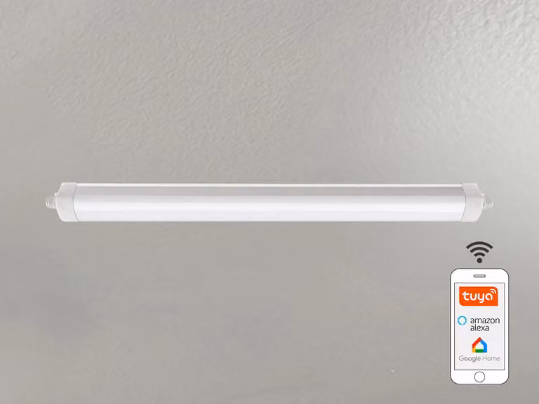 NEDES - Lampada LED da incasso con Wi-Fi/Bluetooth, 40W, grado di protezione IP65, temperatura di colore regolabile da 3000K a 6500K - LNL334/3W