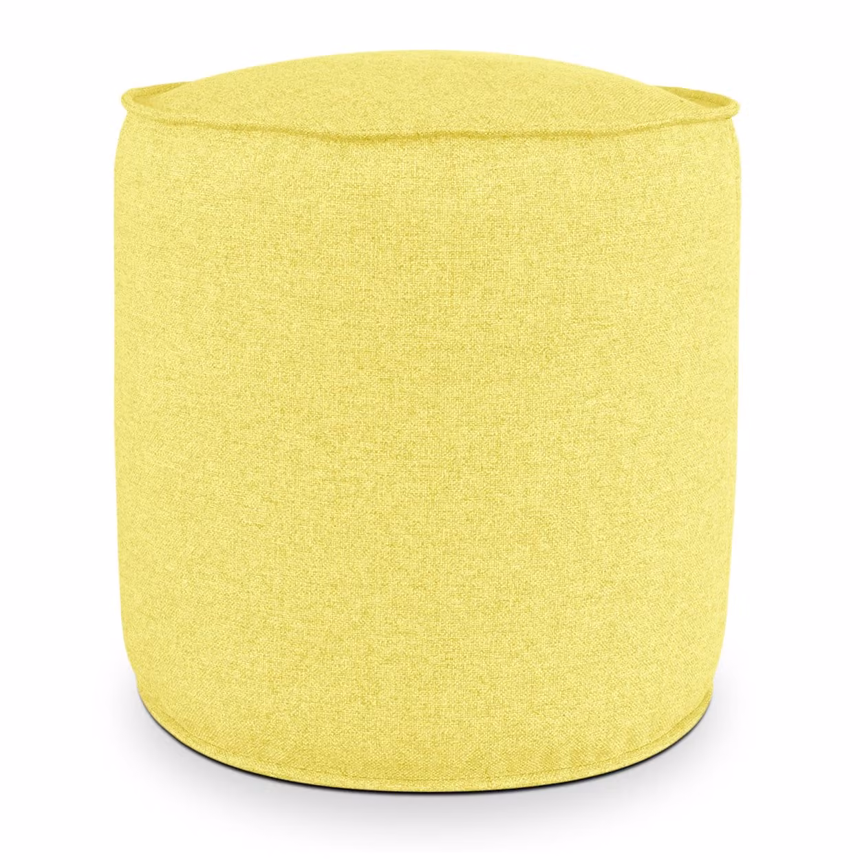 Pouf Rotondo da Interno & Esterno Piuma M Giallo