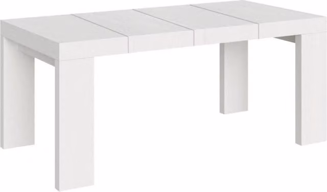 Tavolo allungabile moderno Itamoby Bianco Frassino L: 90 cm, P: 104 cm, H: 77 cm