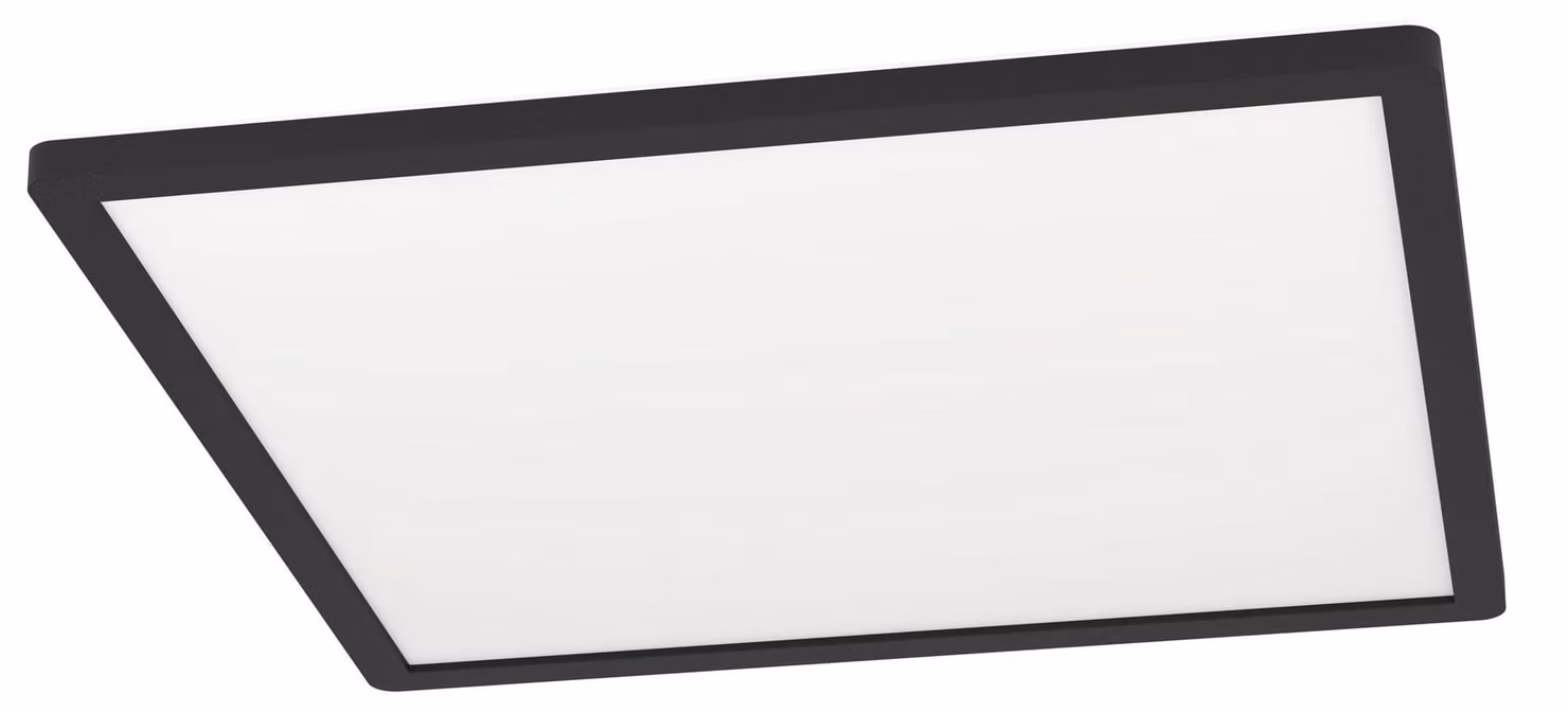 Eglo Connect Plafoniera LED Rovito-Z nero 42 x 42 cm dimmerabile, ww-kw
