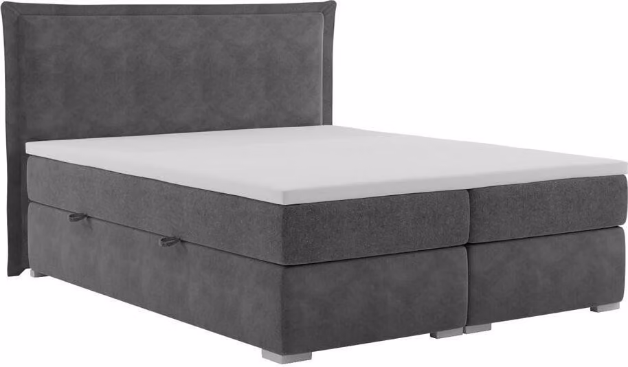 Bett Schlafzimmer Doppelbett Luxus Modern Möbel Designer Polster Boxspringbett