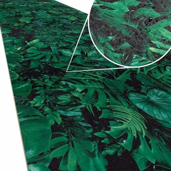Tappeto antiscivolo per cucina - Tappeto corridoio - Protegge il pavimento - Facile da pulire - Lavabile - 300 x 52 cm - Motivo tropicale - Tappetino antiscivolo per cucina, facile da pulire, 300 x 52 cm, design tropicale
