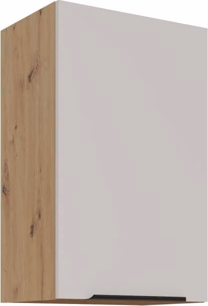 Mobile cucina superiore NICOLLA - larghezza 45 cm, rovere cashmere / artigianale