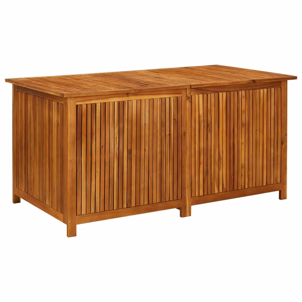 Contenitore da Giardino 150x80x75cm in Legno Massello di Acacia