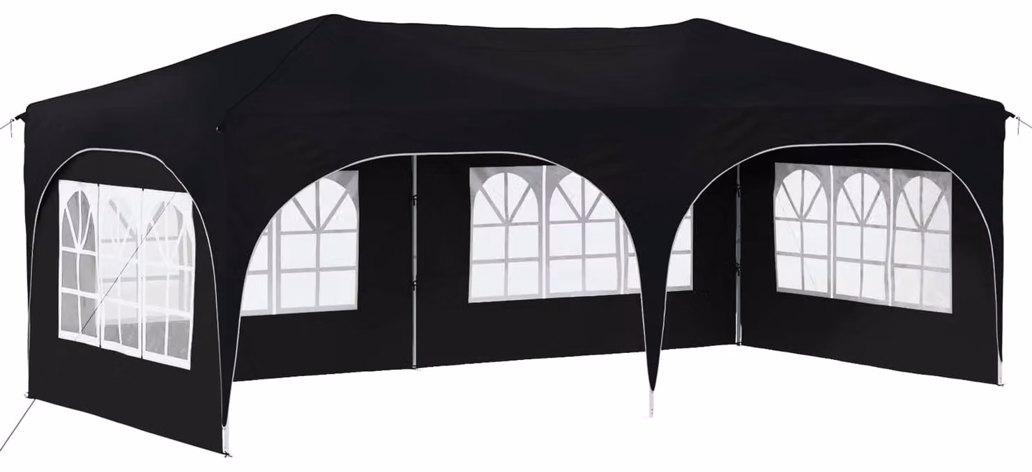 Tenda per feste a pop-up 575 x 288 x 245 cm Antracite