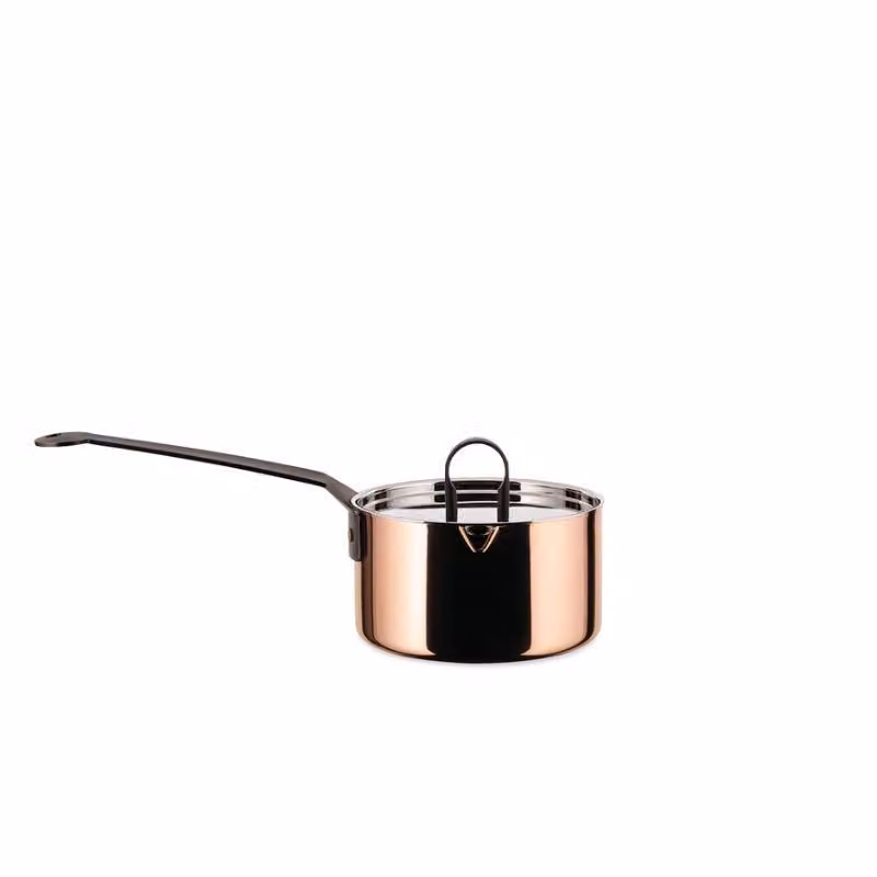 Casseruola a manico lungo con coperchio La Cintura di Orione Alessi