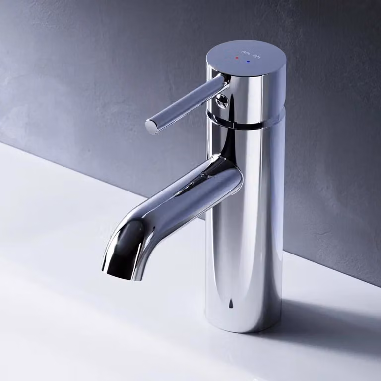 AM.PM Rubinetto da bagno Miscelatore cromato per lavabo Rubinetto da bagno Miscelatore per lavabo Miscelatore monocomando da bagno