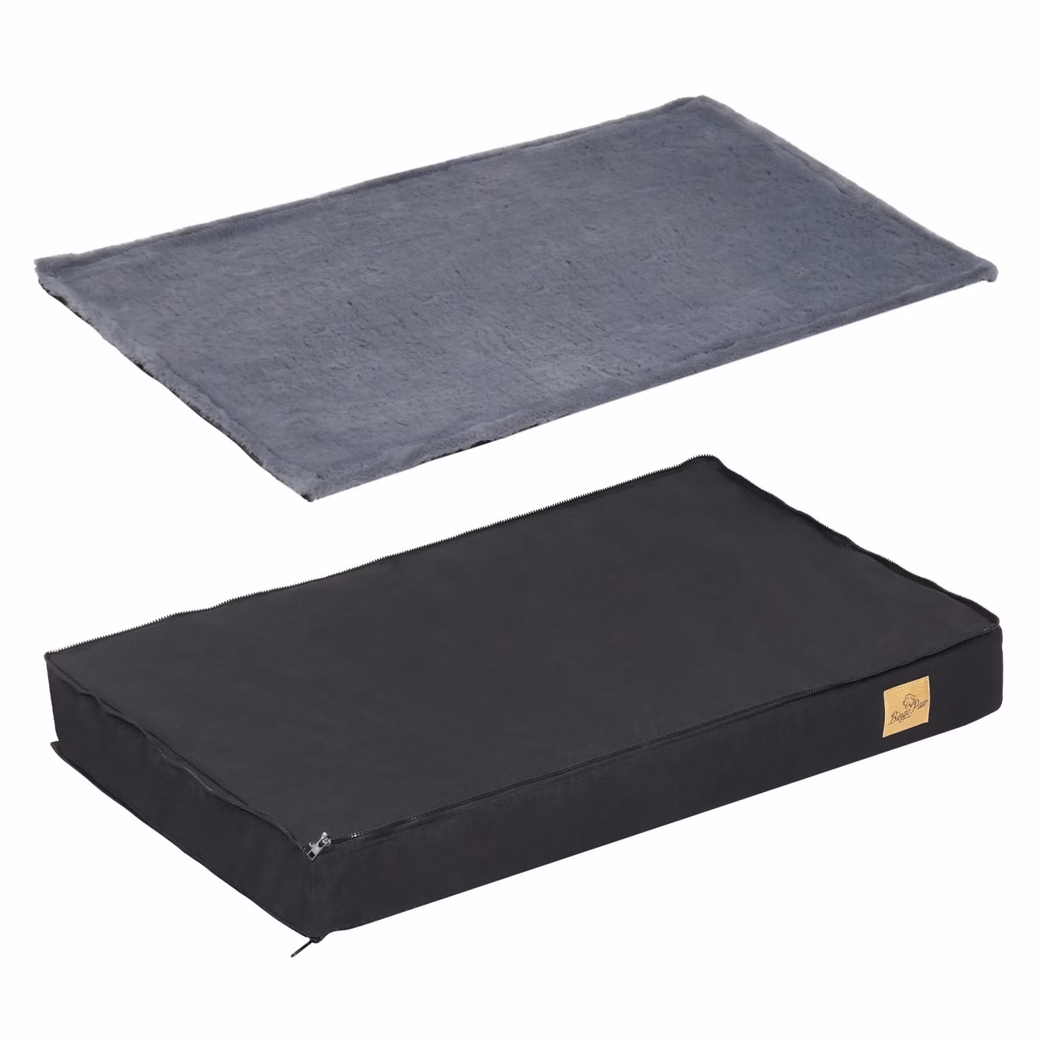 WISFOR letto per cani, 8cm spessore cane cuscino cane divano, confortevole cane tappetino gatto letto antiscivolo lavabile impermeabile - M: 78x48x8cm
