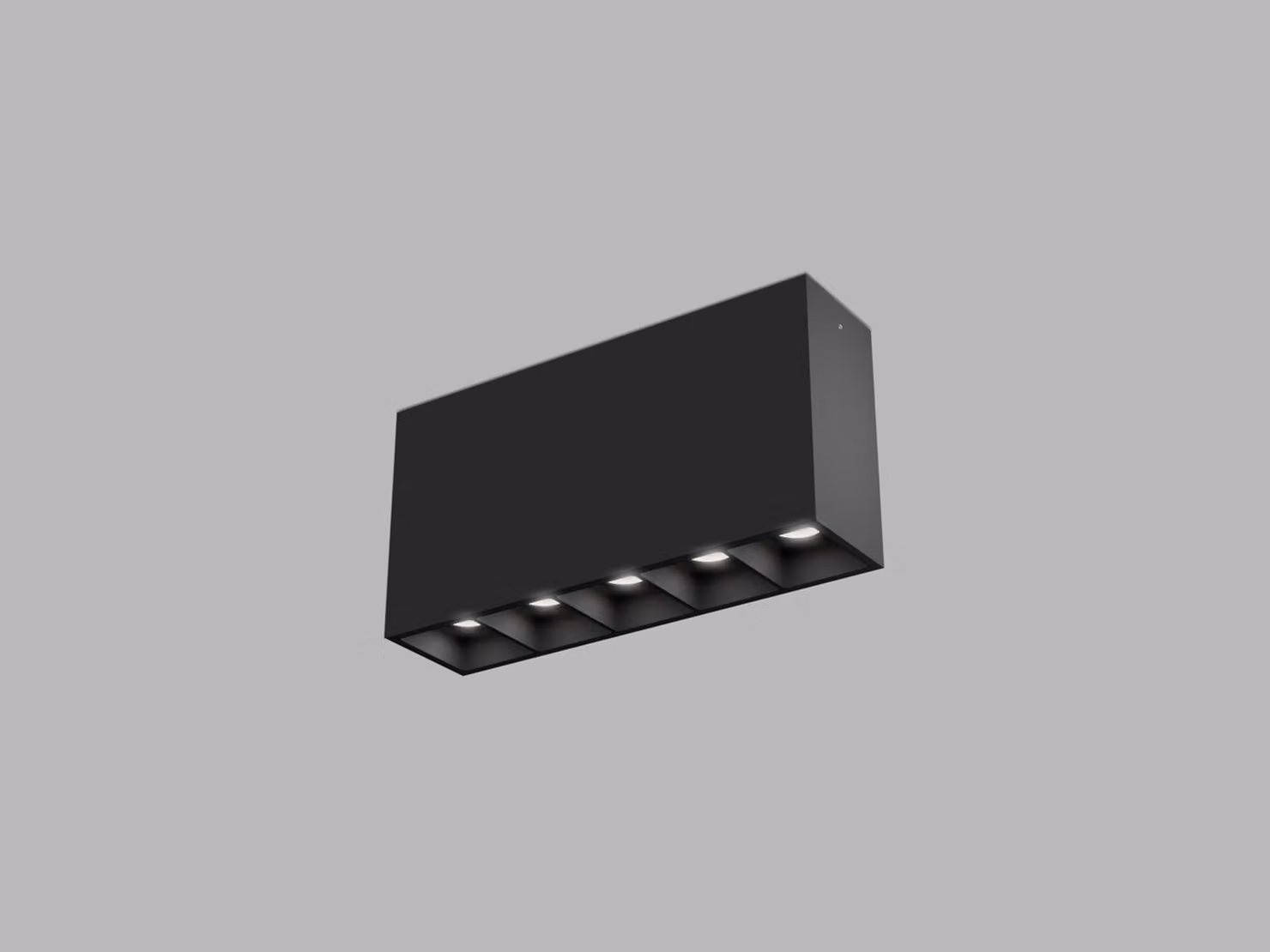 LED2 1491153 Plafona LINEAR II ON 5, B 10W 3000K/3500K/4000K UGR nero